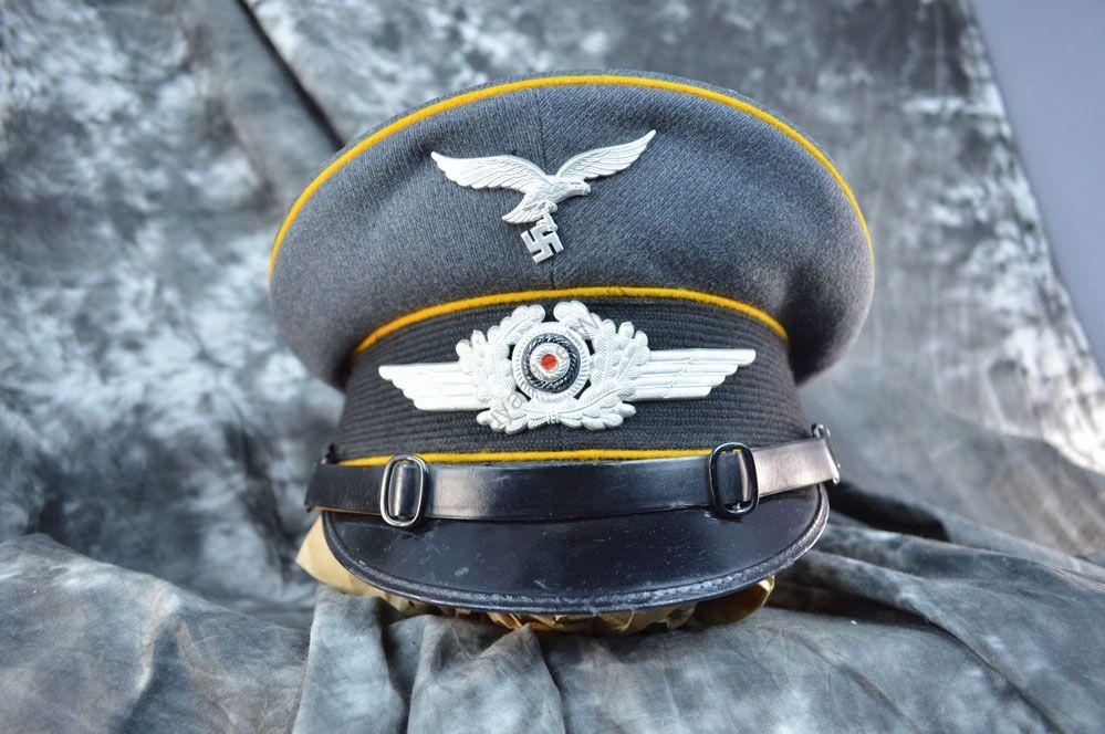 WW2 German Luftwaffe officer visor cap