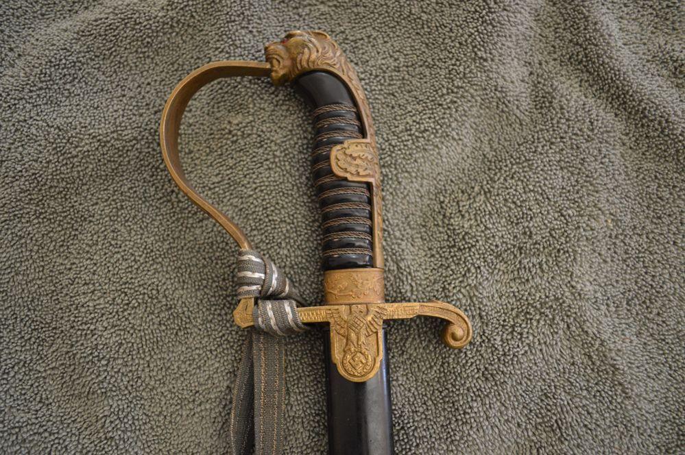WWII German Heer officer dress sword — GI bring-back