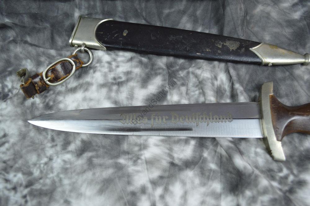 WWII German SA Aesculap dagger — crossguard