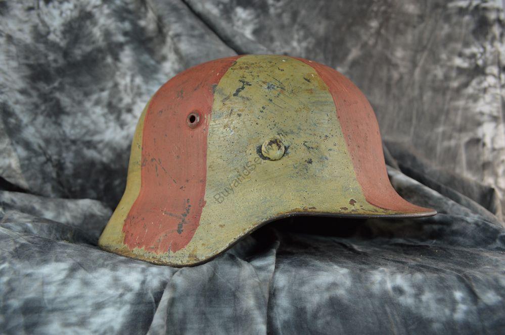 WW2 German DAK Medic Helmet side
