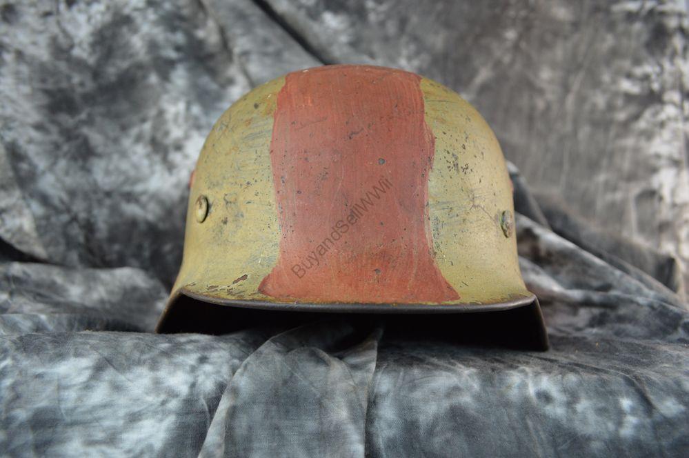 WW2 German DAK Medic Helmet front