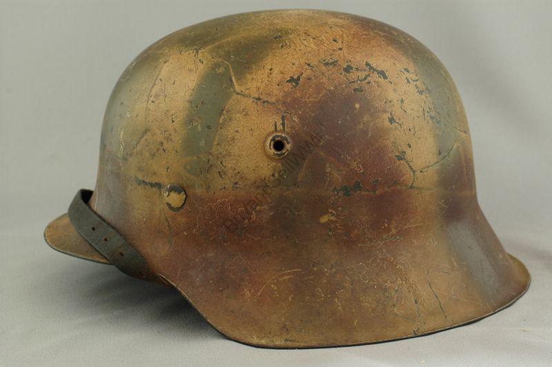 WWII German Normandy Camo Helmet