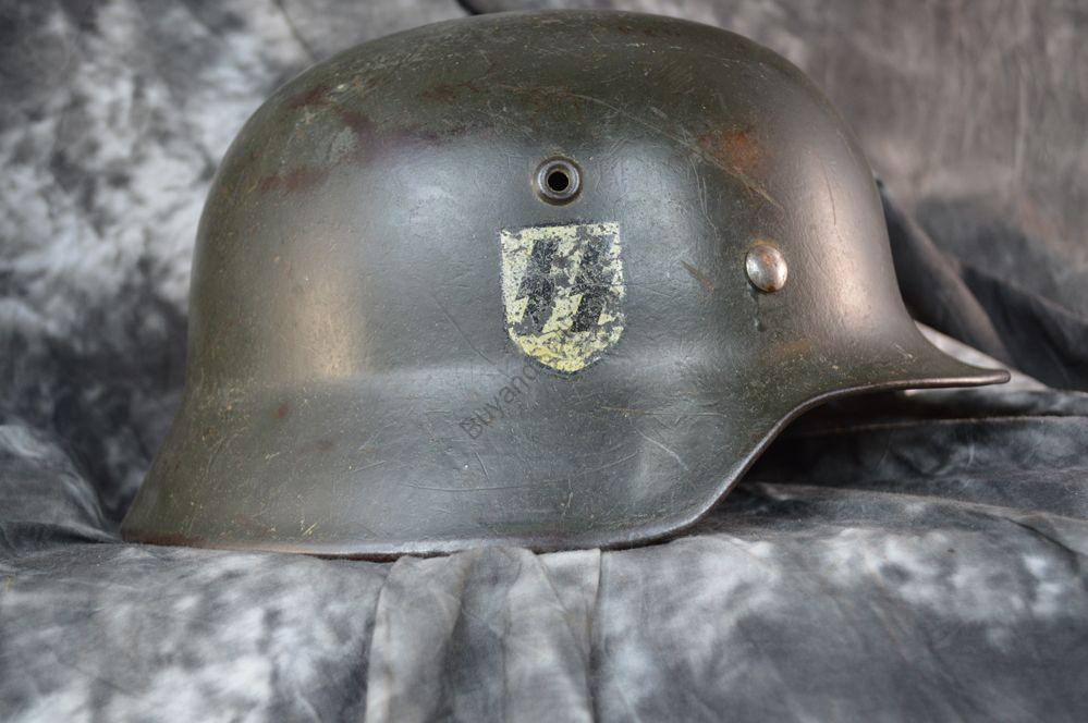 WWII SS Helmet Vet Bringback