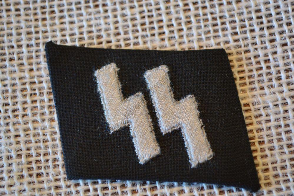 WW2 German SS rune collar tab