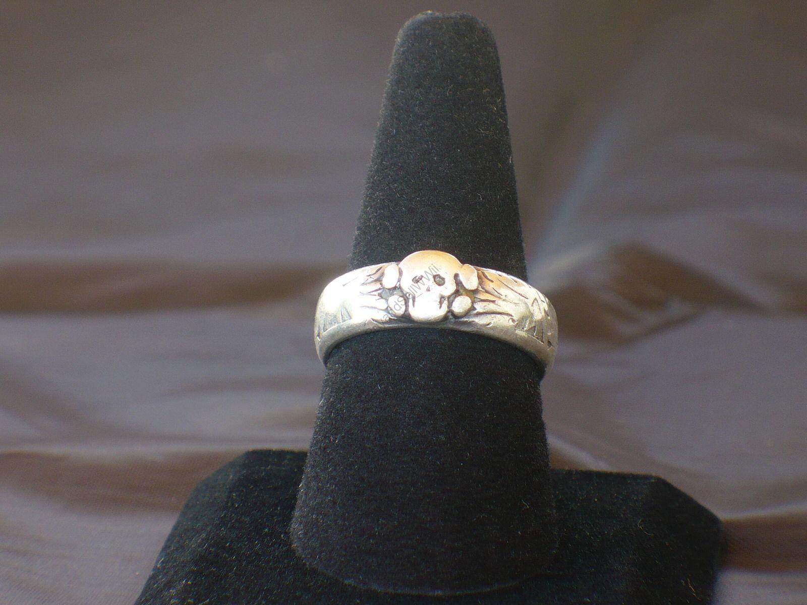 WW2 German SS officer skull ring