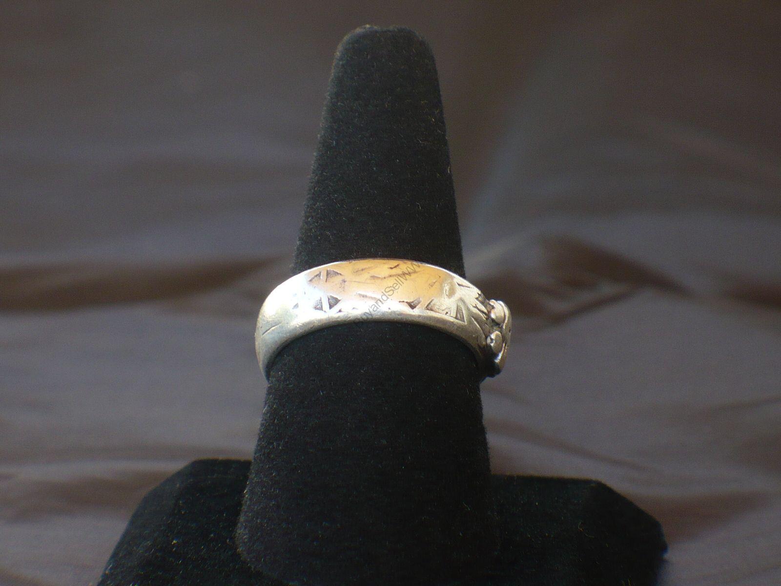 WW2 German SS officer skull ring interior