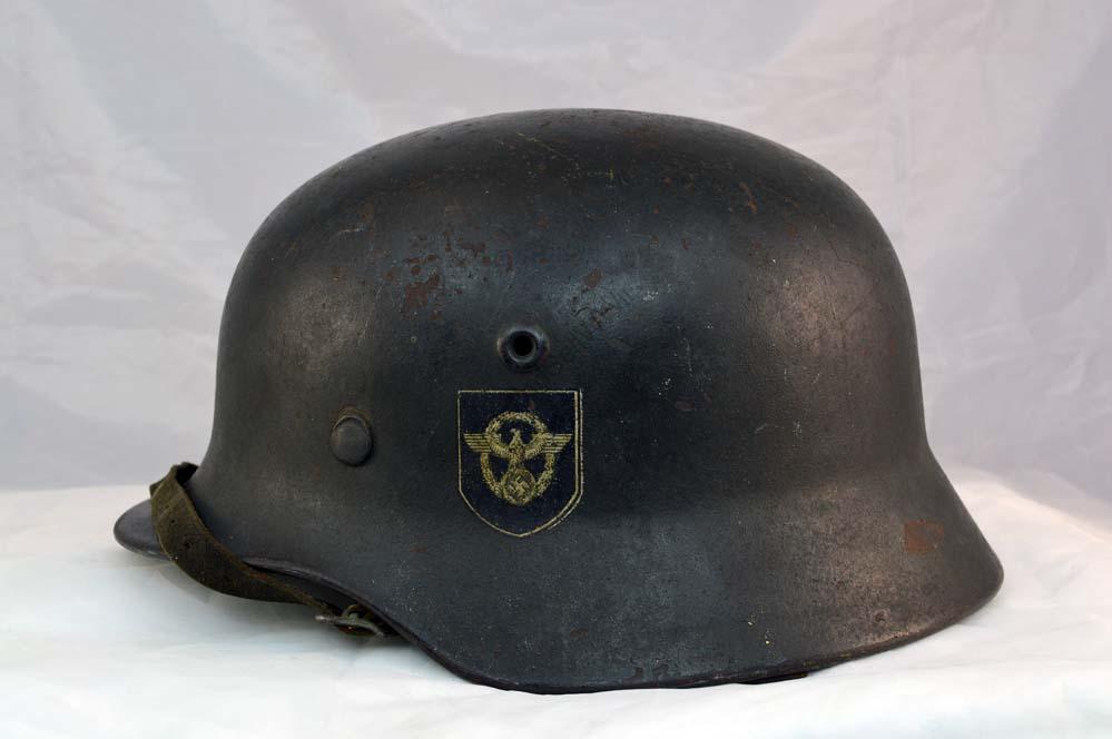WWII German M40 police helmet