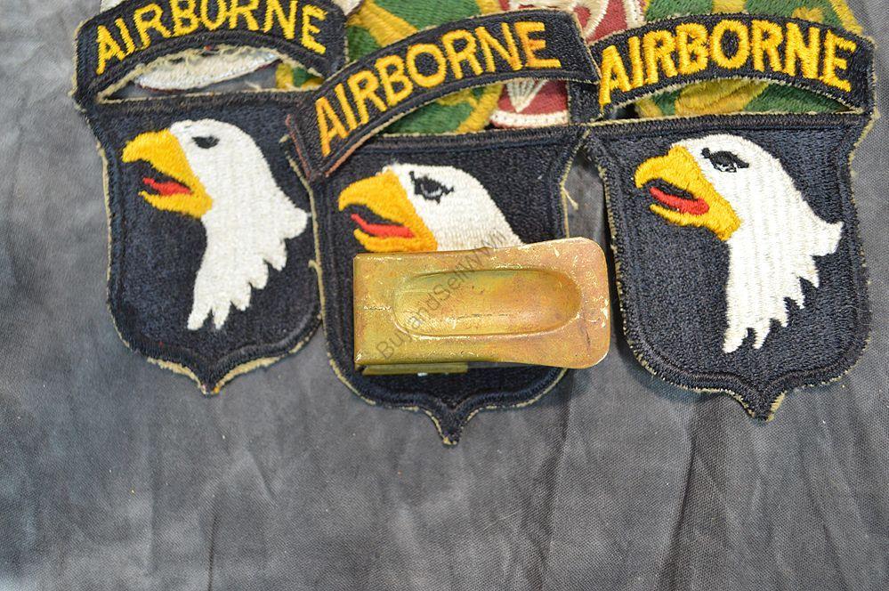 101st Airborne D-Day cricket and patches