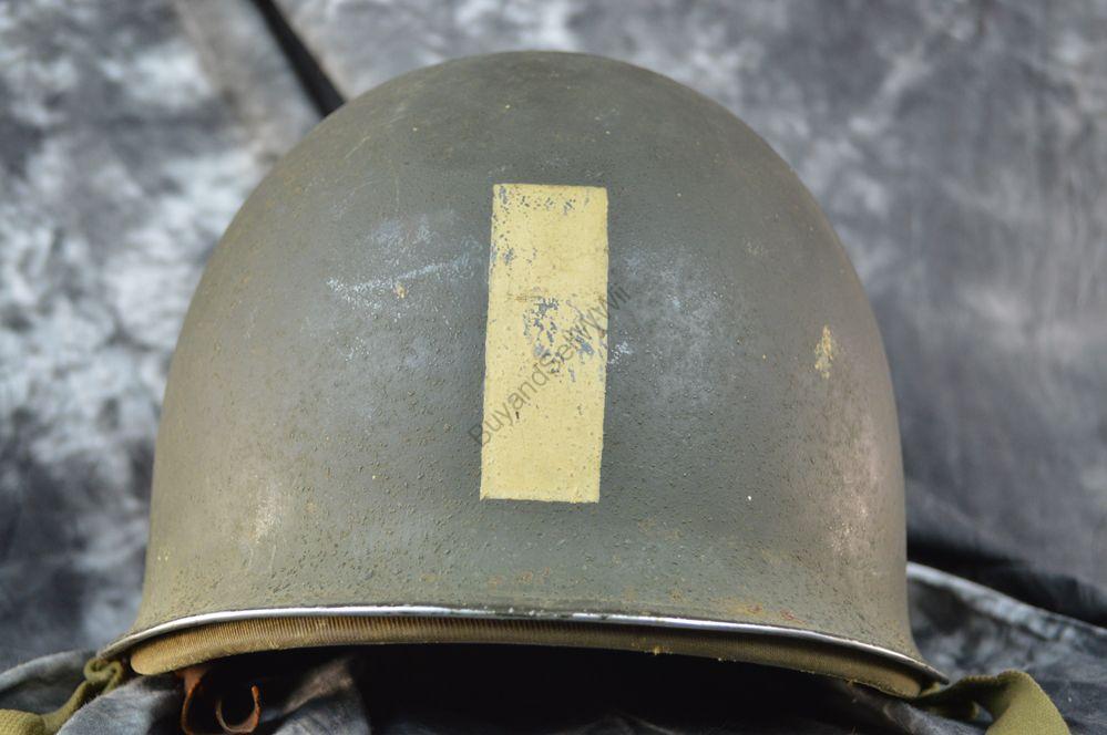 WW2 US Colonel Helmet — rear view