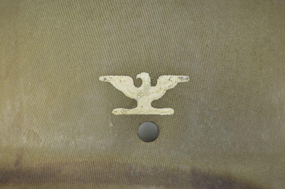 WW2 US Colonel Helmet with Hawley Liner — view 2